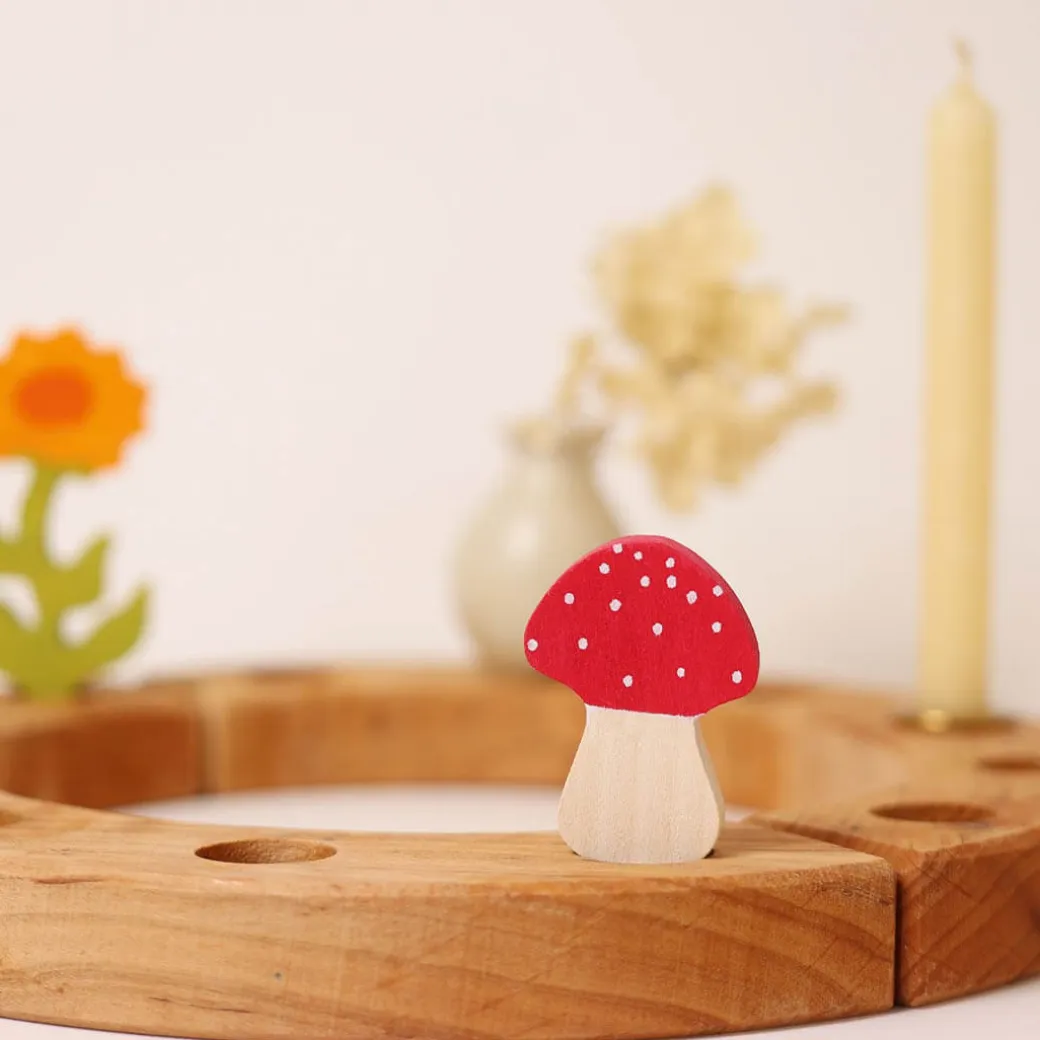 Agaric Toadstool Decorative Figure