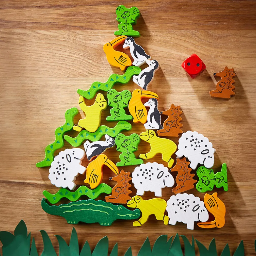 Animal Upon Animal Stacking Game