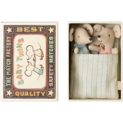 Baby Mouse Twins in a Matchbox