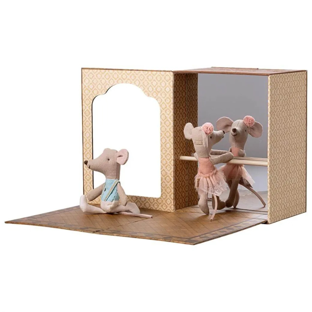Ballet Dance Studio Playset - Little Sister and Little Brother Mice