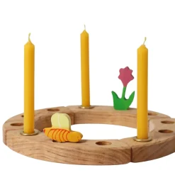 100% Beeswax Amber Candles