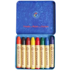 Beeswax Crayons - Standard Mix - 8 Sticks
