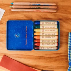 Beeswax Crayons - Waldorf Mix - 8 Sticks