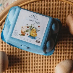 Bella Luna Wooden Toy Eggs, 6 Pack