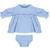 Blue Cotton Dress - 12"