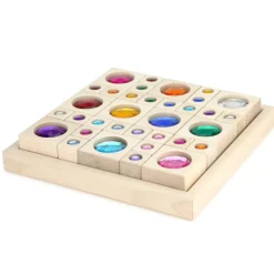 Bright Gem Blocks with Tray - 34 pc Set