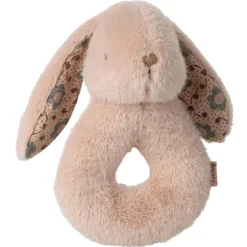 Bunny Rattle Baby Gift Set - Powder