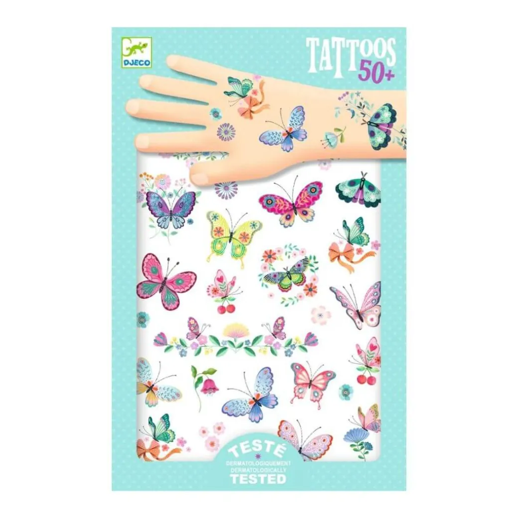 Butterflies Temporary Tattoo Set