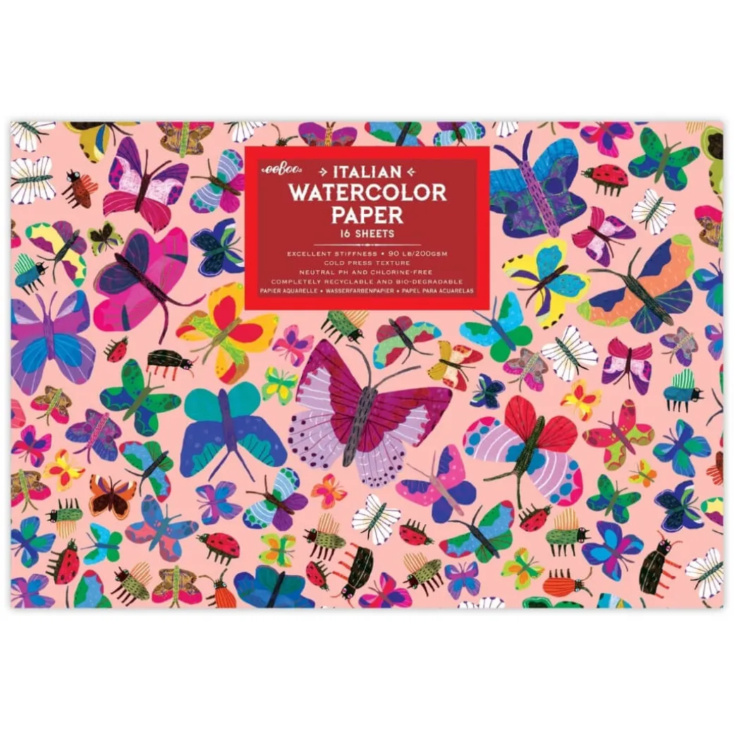 Butterflies Watercolor Paper Pad