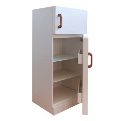 Classic White Wooden Play Refrigerator