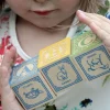 Classic Wooden Alphabet Blocks with Wagon