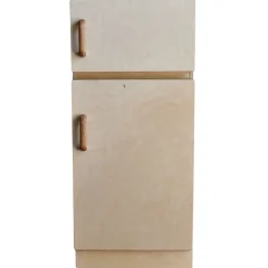 Classic Wooden Kitchen and Refrigerator Bundle