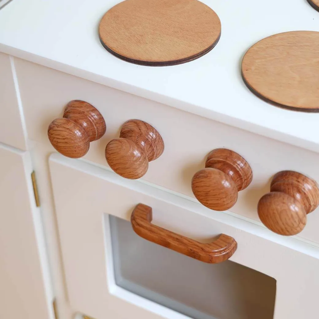 Classic Wooden Play Kitchen - White