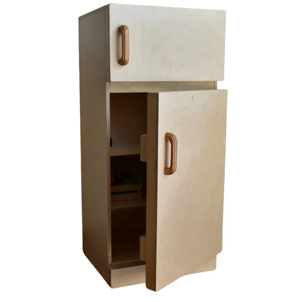Classic Wooden Play Refrigerator