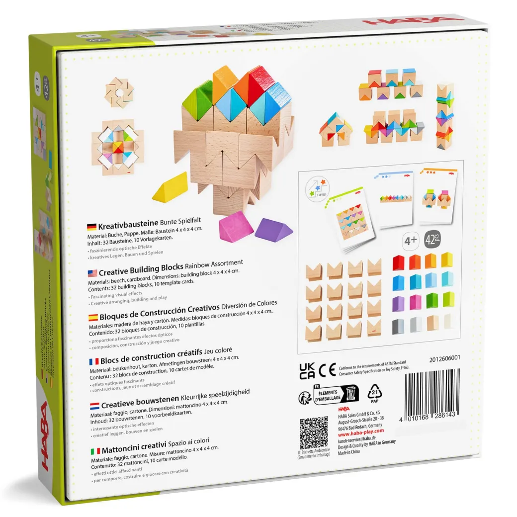 Colorful Triangle Wooden Block Game