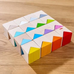 Colorful Triangle Wooden Block Game