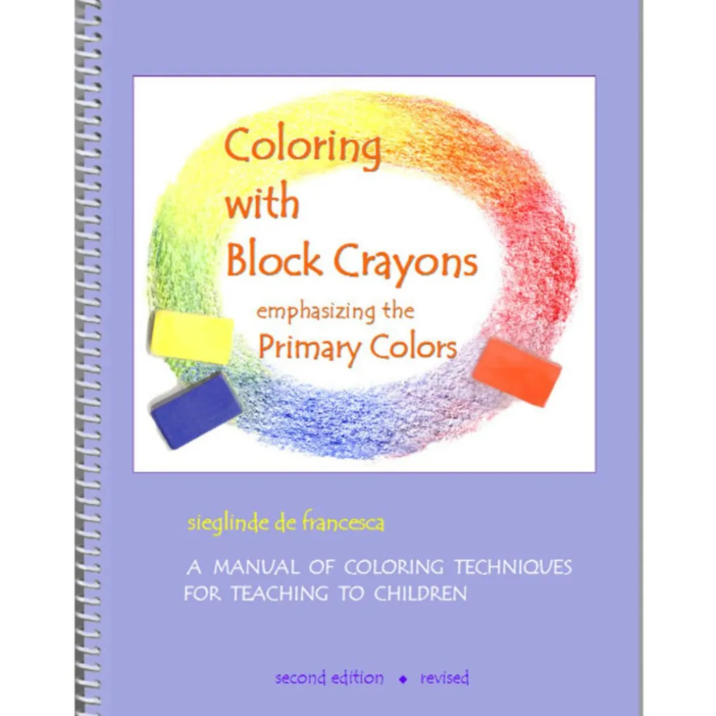 Coloring With Block Crayons - Book