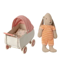 Coral Pram Carriage and Micro Bunny