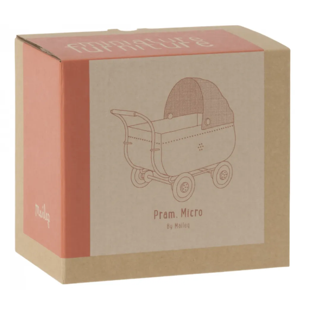 Coral Pram Carriage and Micro Bunny