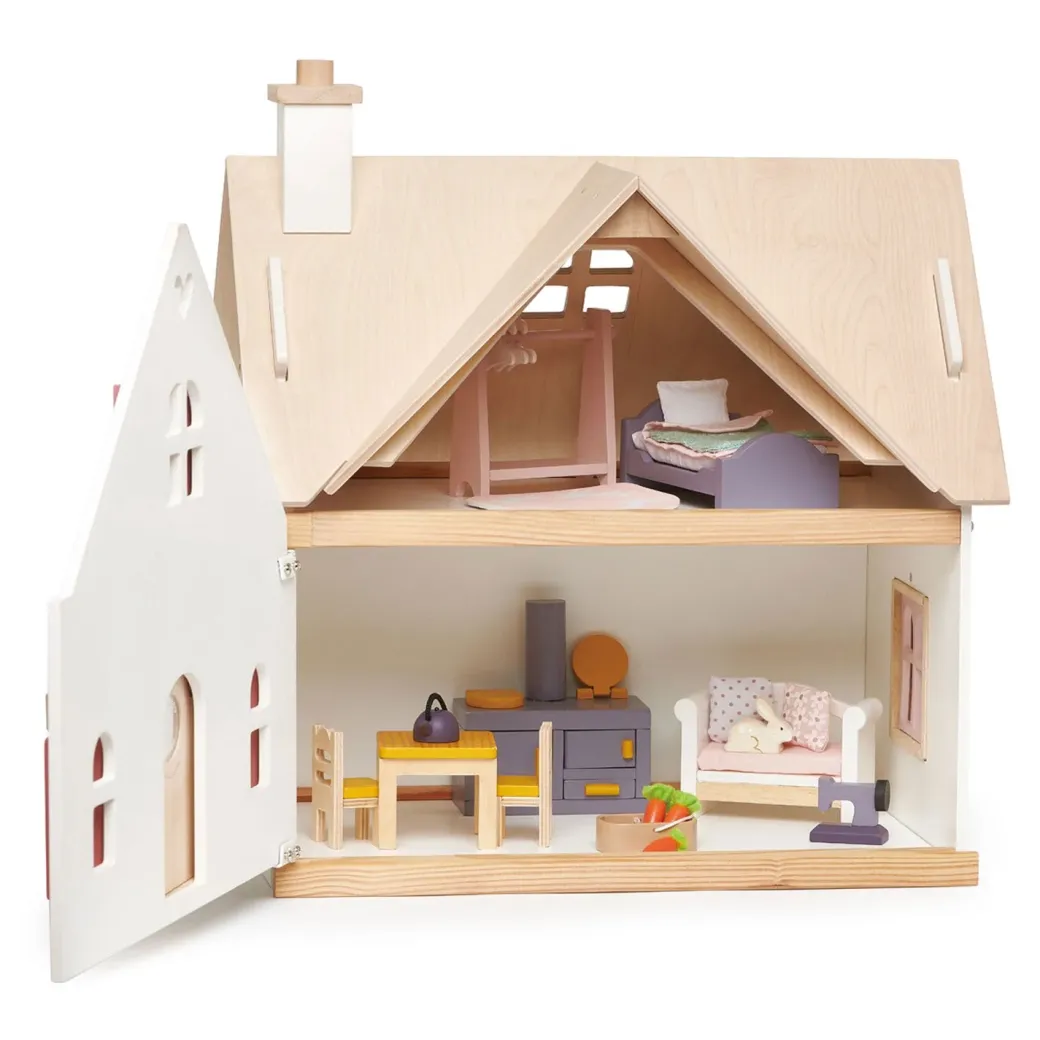 Cottontail Cottage Wooden Dollhouse