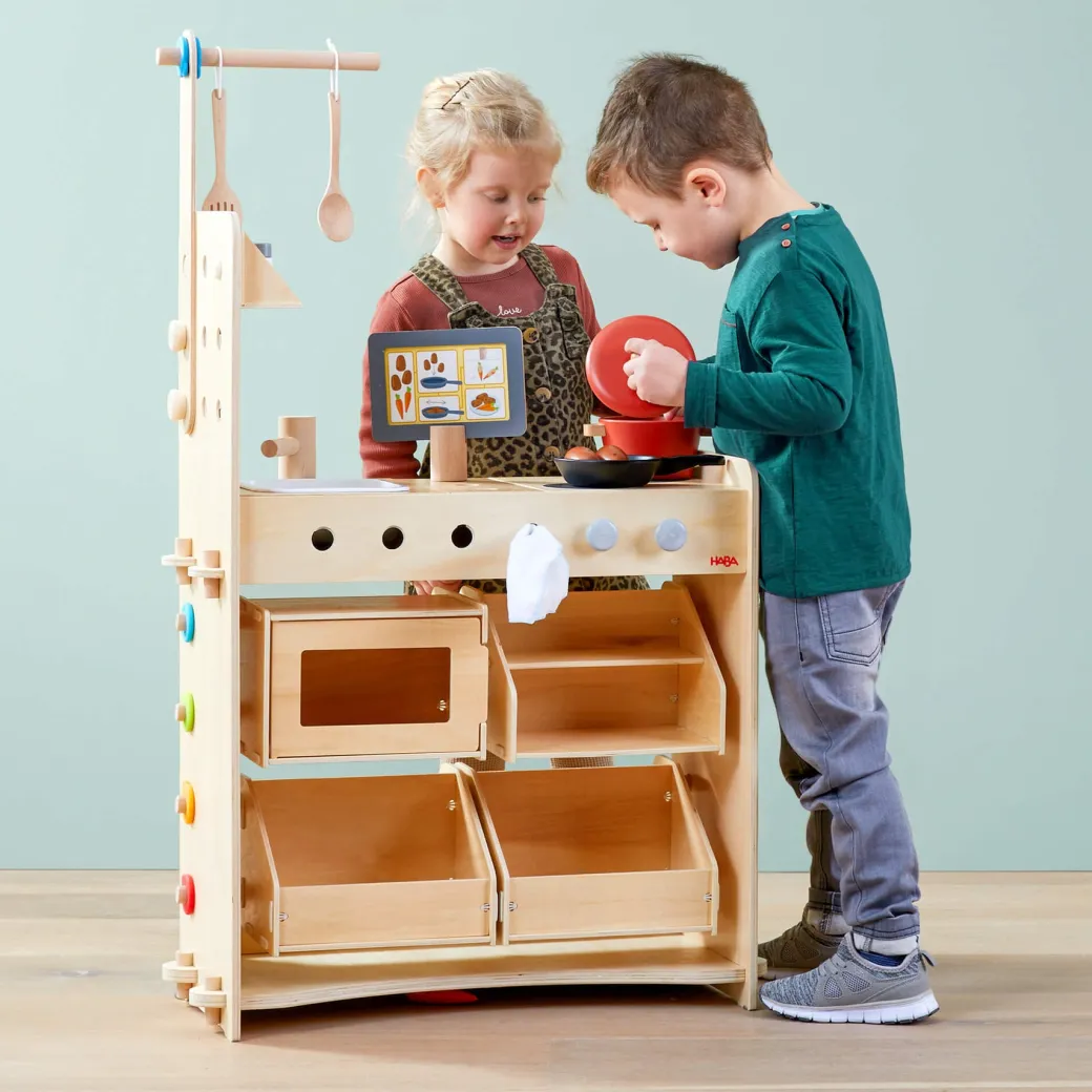 Creative Play 3 in 1 – Play Kitchen, Store & Workshop