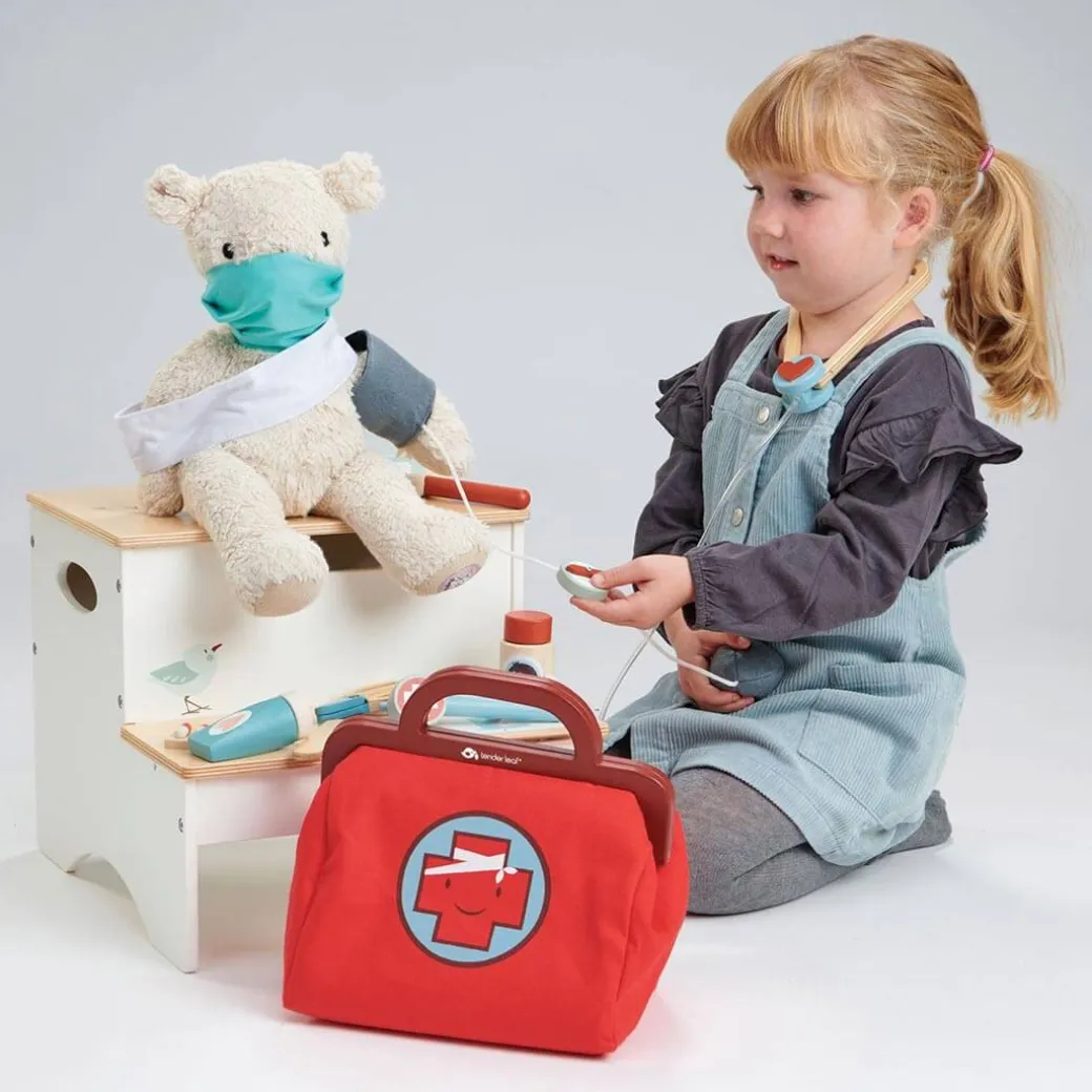 Doctor's Bag Wooden Play Set