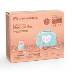 Doll-Sized Wooden Doctor Set