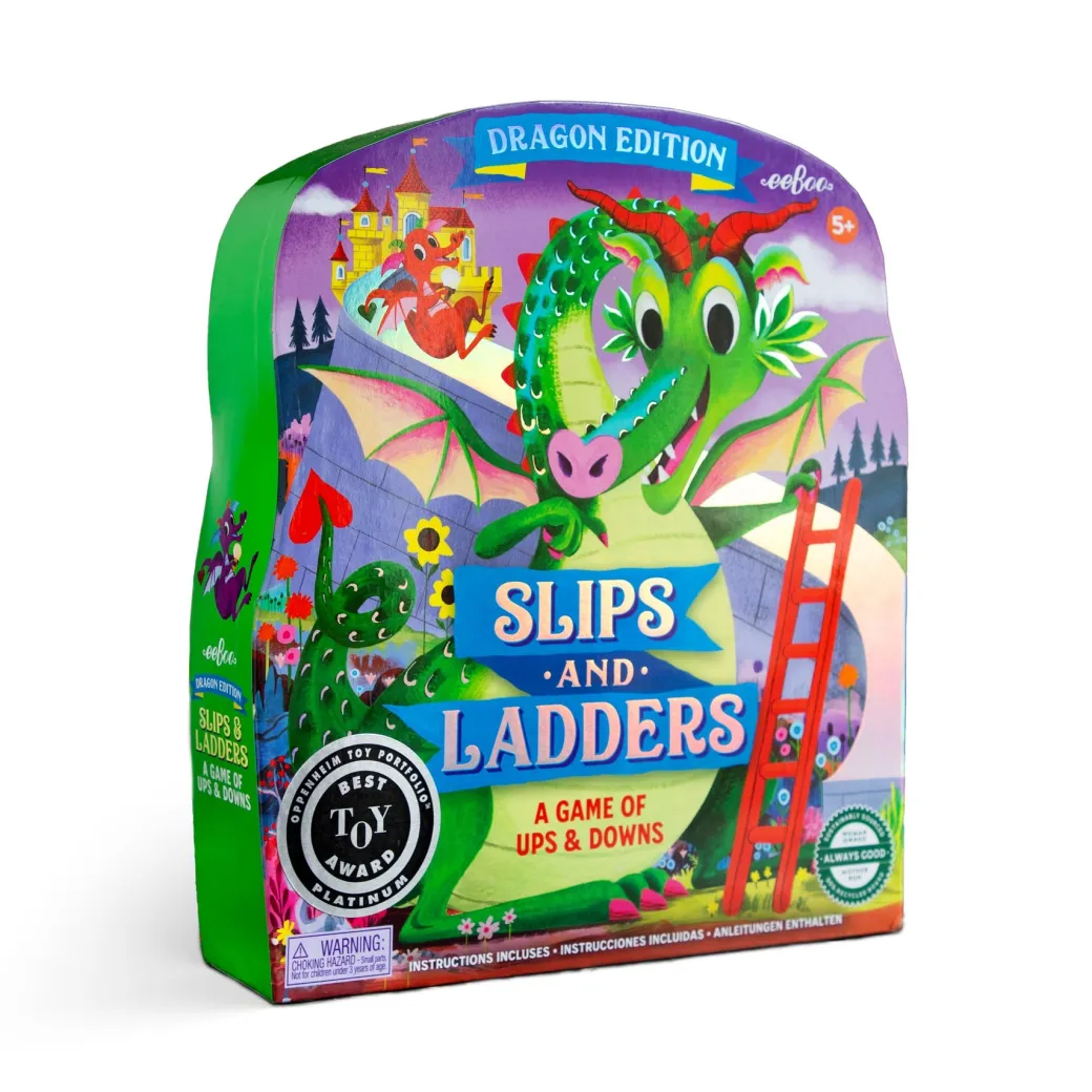 Dragons Shaped Slips & Ladders Board Game