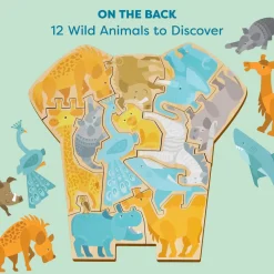 Elephant 2-in-1 Wooden Puzzle