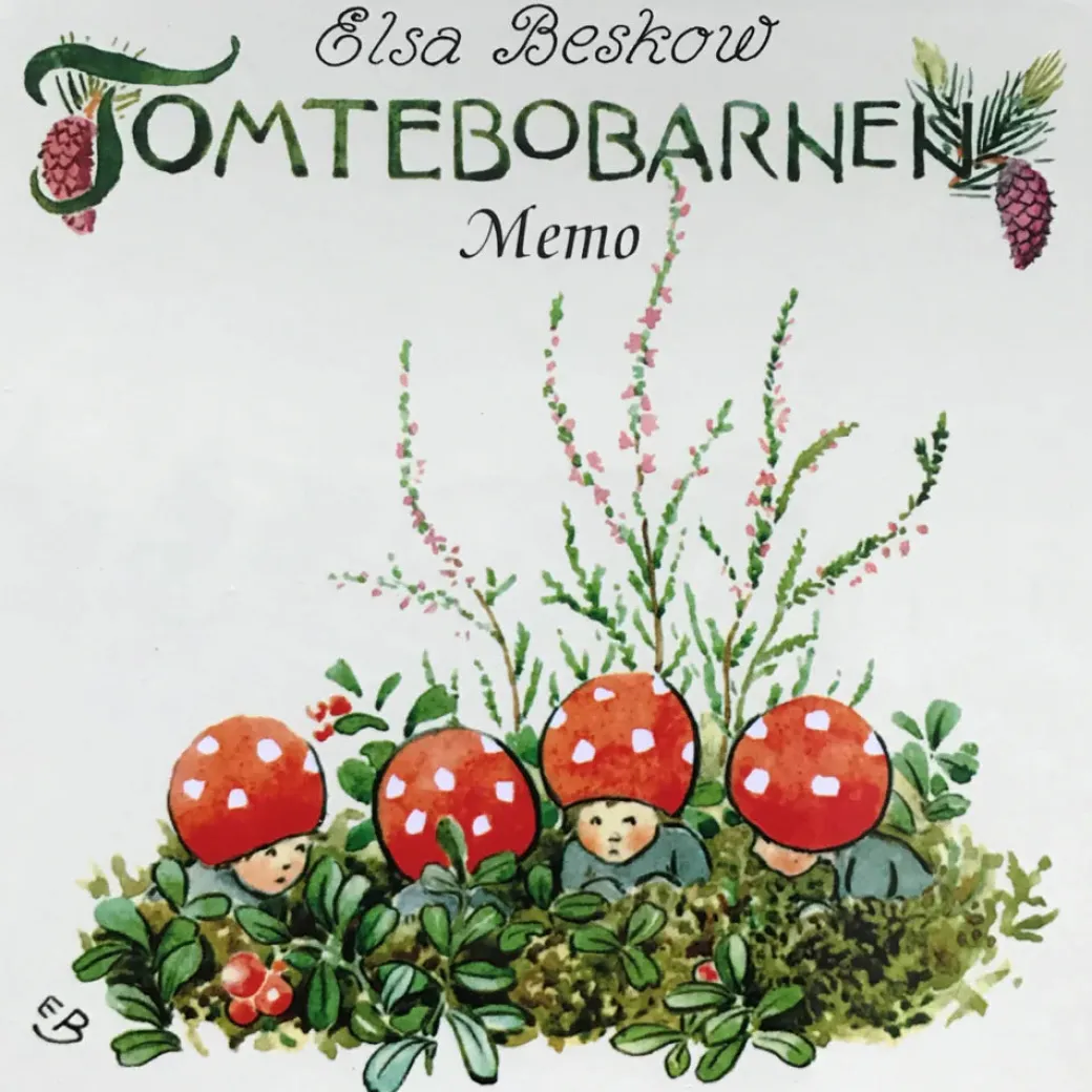 Elsa Beskow Children of the Forest "Tomtebobarnen" Memory Game