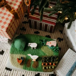 Felted Farm Play Mat