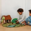 Felted Spring Play Mat Playscape
