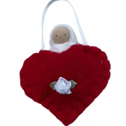 Felt Heart Pocket Baby