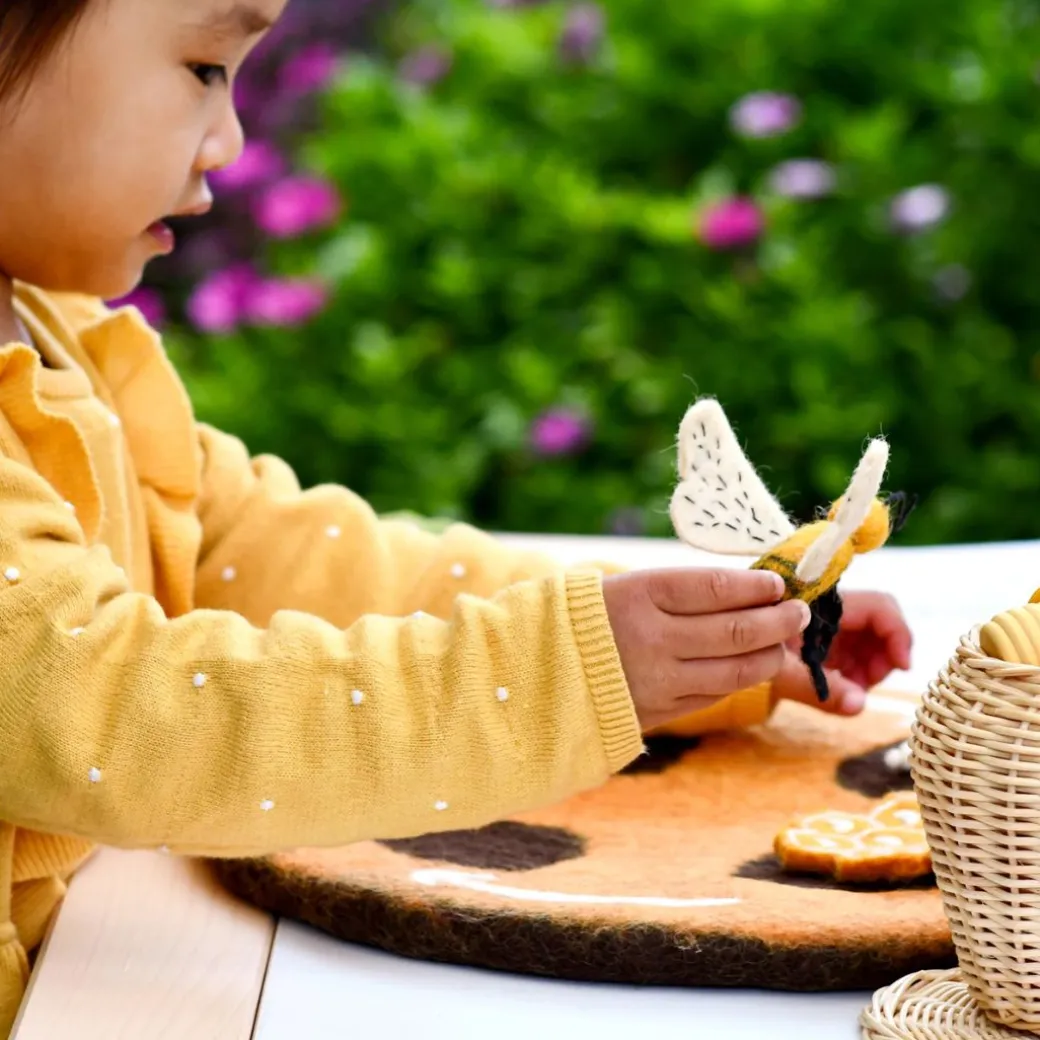 Felt Lifecycle of a Honey Bee