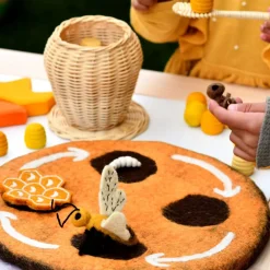 Felt Lifecycle of a Honey Bee