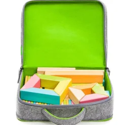 Felt Travel Tote for Tegu Blocks