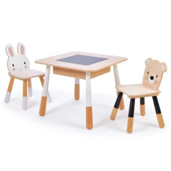 Forest Wooden Activity Table and Chairs Set