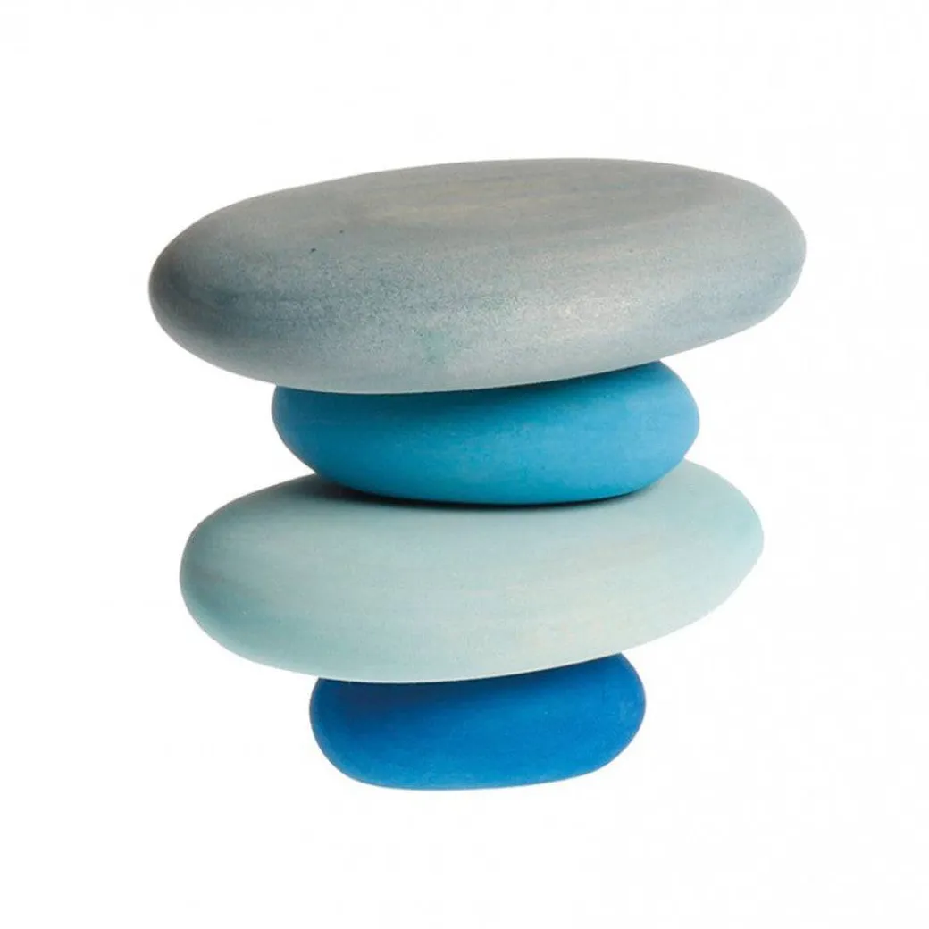 Grimm's River Pebbles - Wooden Blocks Building Set