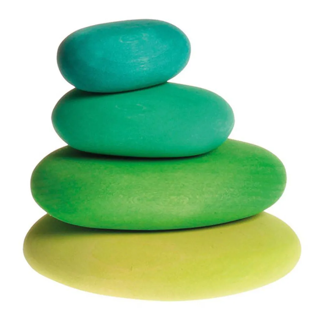 Grimm's River Pebbles - Wooden Blocks Building Set