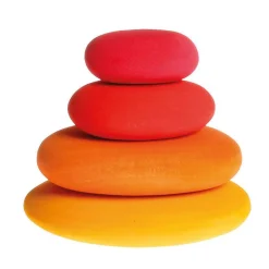 Grimm's River Pebbles - Wooden Blocks Building Set