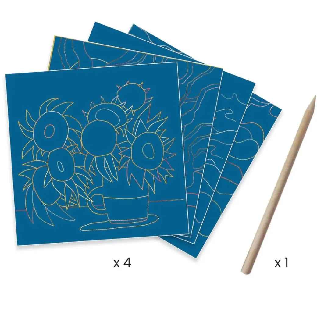 Inspired by Van Gogh Scratch Kit