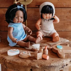 Knit Doll Outfit - 15" Dress & Headband