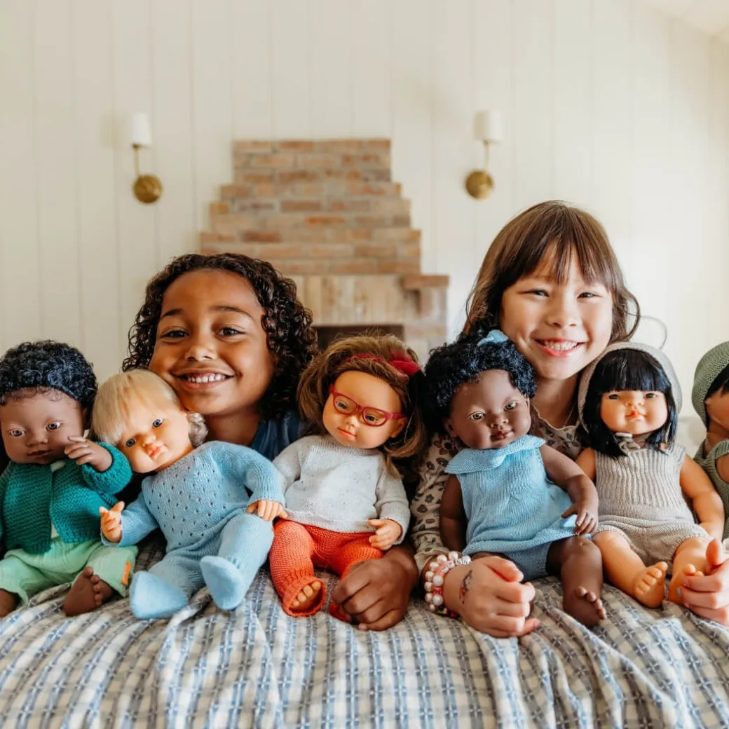 Knit Doll Outfit - 15" Dress & Headband