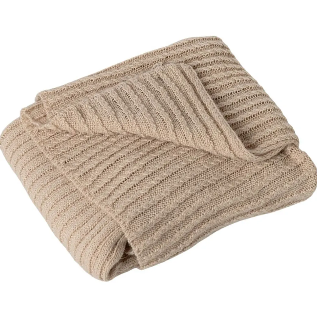Knit Ribbed Baby Blanket