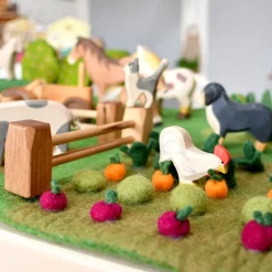 Large Felted Farm Play Mat