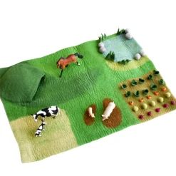 Large Felted Farm Play Mat