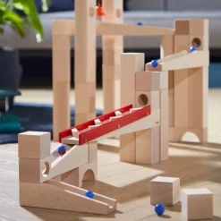 Large Wooden Marble Run Set