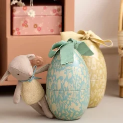 Little Lamb in Metal Easter Egg