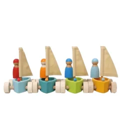 Little Land Yacht - Wooden Toy Sailboat