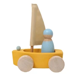 Little Land Yacht - Wooden Toy Sailboat